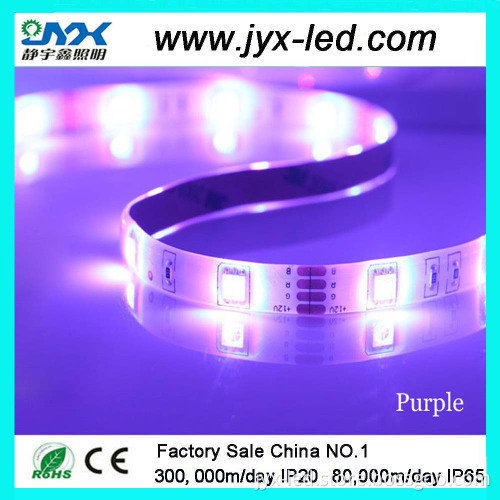 high power led strip 5050 rgb 7.2w/m 150leds/5m with controller for night club